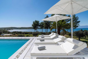 Beachfront Villa Seascape in the Greek Riviera